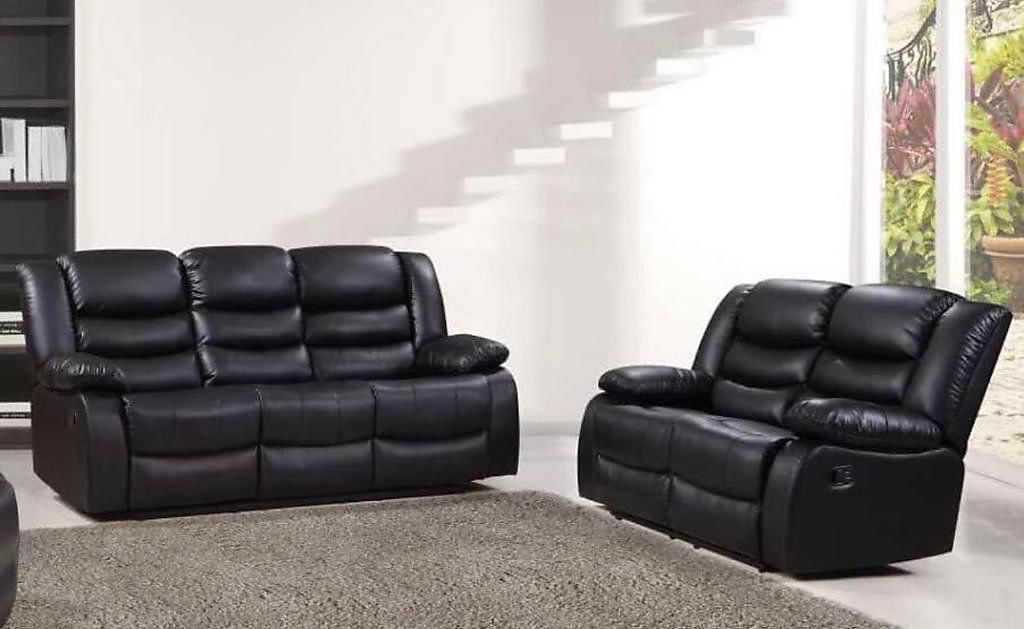 Leather Roma Recliner 3+2 Sofa